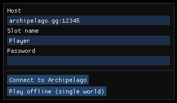 Landstalker Archipelago Client user interface